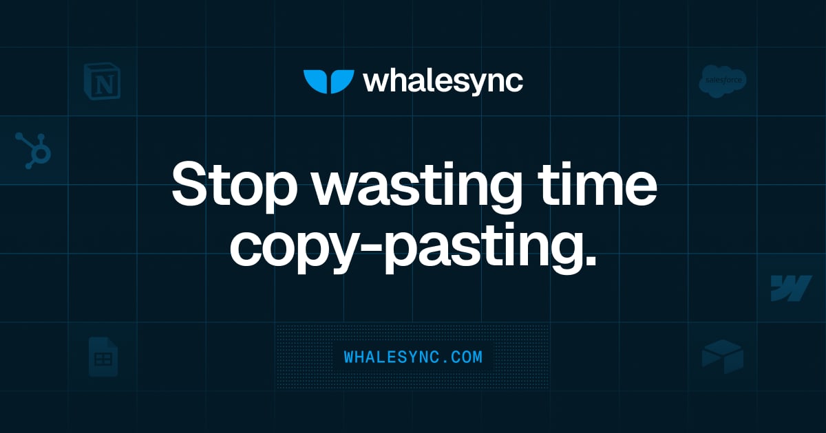 Vista de Whalesync