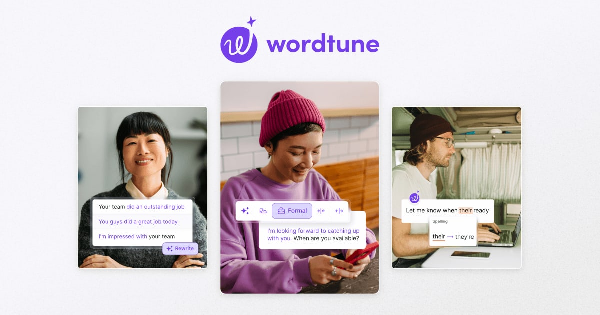 Vista de Wordtune