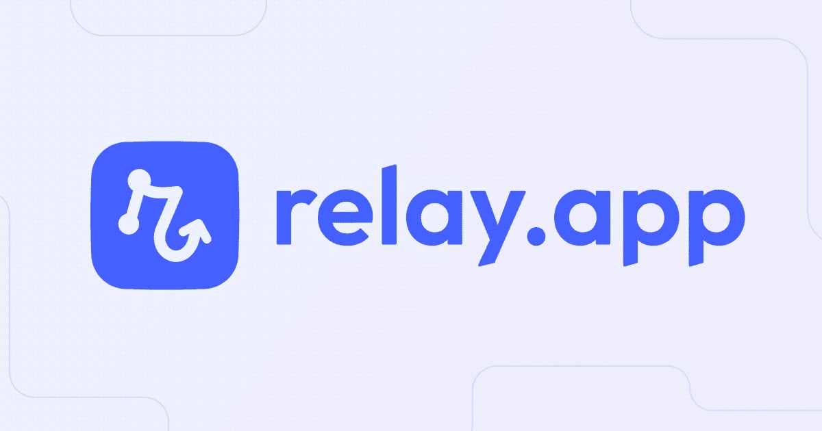 Vista de Relay.app